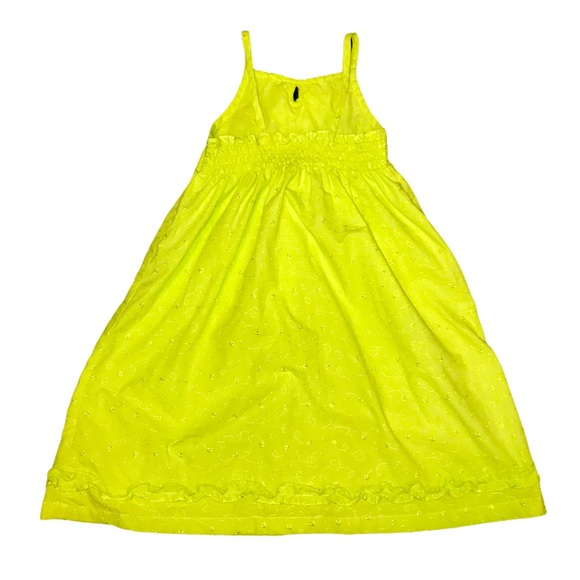 Girls Bright Green Sundress PARK BENCH KIDS 4-5 - Picture 1 of 8